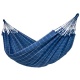 LA SIESTA - Hamac Classique Double BRISA Marine (Tissu Outdoor) 350 x 160